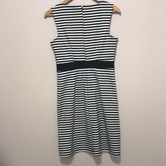 WORTHINGTON sleeveless black and white bodycon dress size Small - Picture 4 of 9